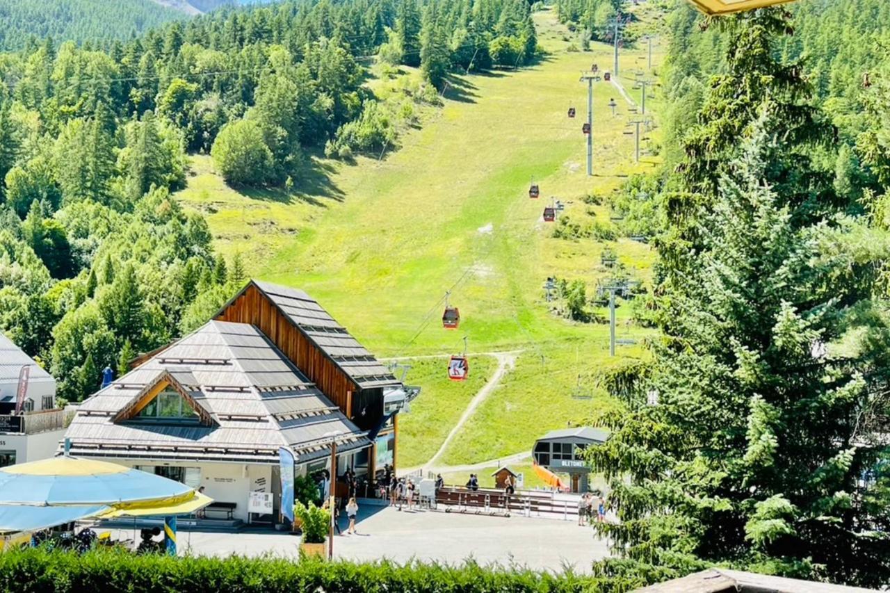Serre-Chevalierstudio Terrace Next To Ski Slopes Saint-Chaffrey Extérieur photo