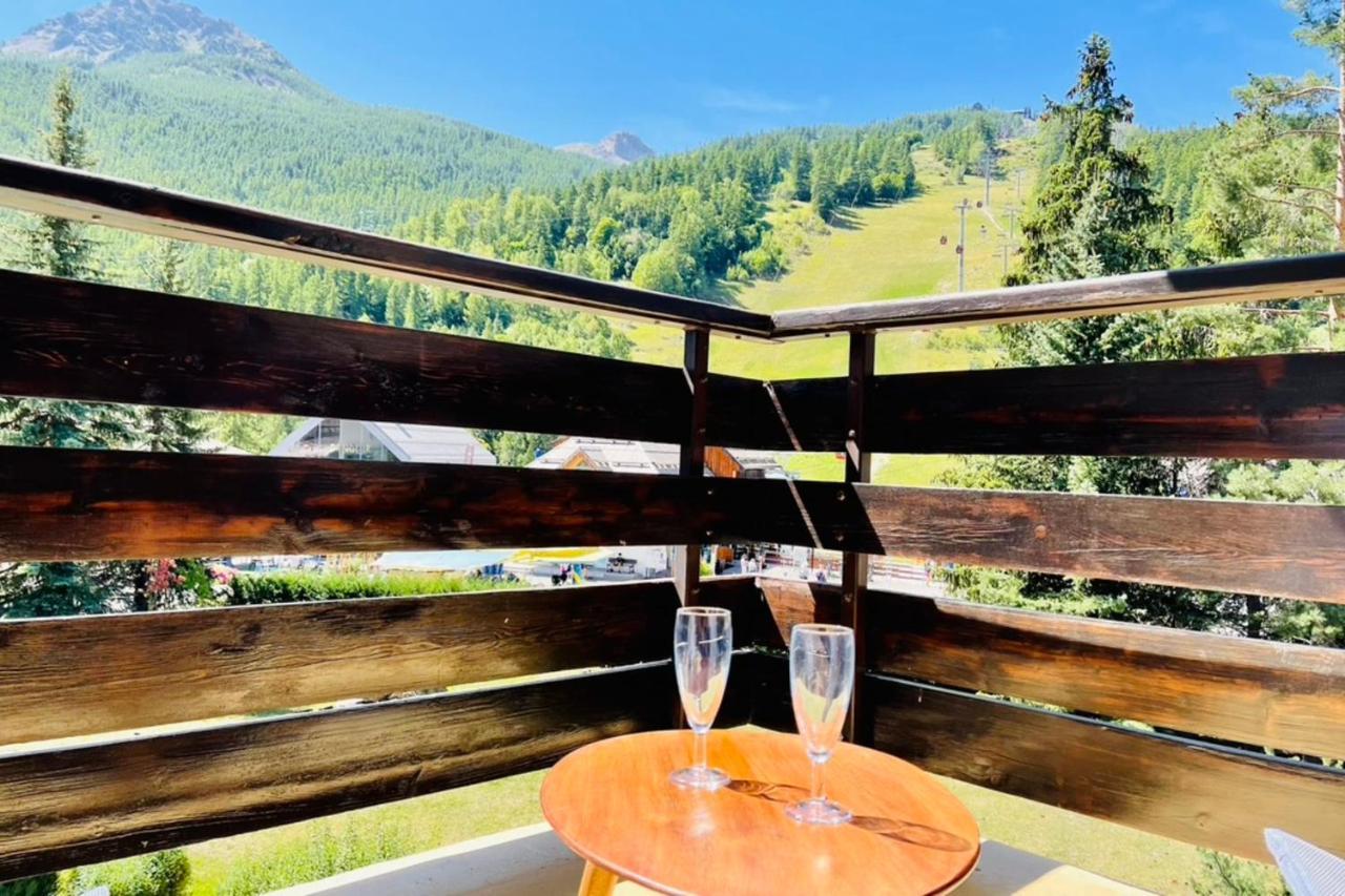 Serre-Chevalierstudio Terrace Next To Ski Slopes Saint-Chaffrey Extérieur photo